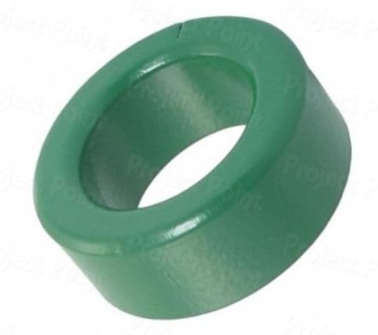 T31 T3112 Torroid GREEN Coated Ferrite Torroidal Core 31X19X12mm for inductor (Outer Diameter : 31mm, Inner Diameter : 19mm, Width : 12.5mm) (Pack Of 2) (B0D25BN78S) Amazon Price History, Amazon Price Tracker