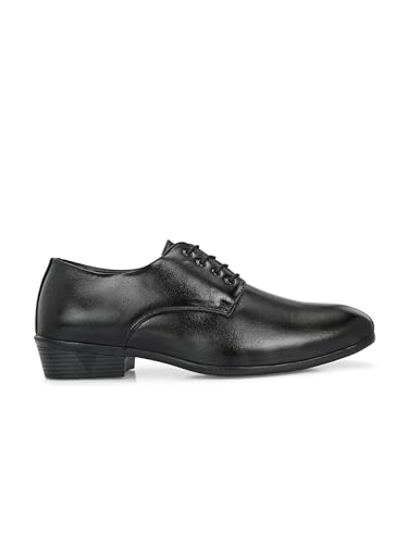 Image of KASTAVA KS 125 Breathable Synthetic Upper | Cushioned Sole, Ultra Comfort & Lightweight Lace-Up Formal Derby Shoes for Men
