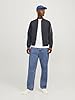 JACK & JONES Mens Rush Bomber Jacket Plus Size Black 3XL #5