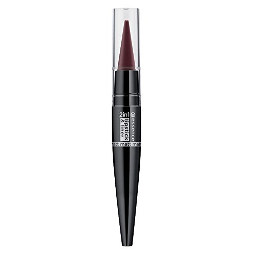 essence - Lippenstift - 2in1 matt lipstick & liner - 05 more is more