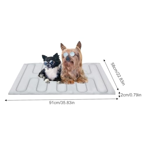 Coussin rafraîchissant pour chien lavable et utilisable en lit de cage - 7