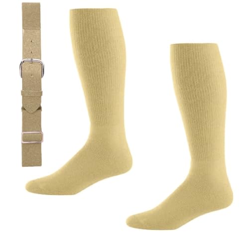 League Outfitters Founders Baseball or Softball Belt and Socks Combo Adjustable Fits All Adults, Youth, Kids, Boys, and Girls