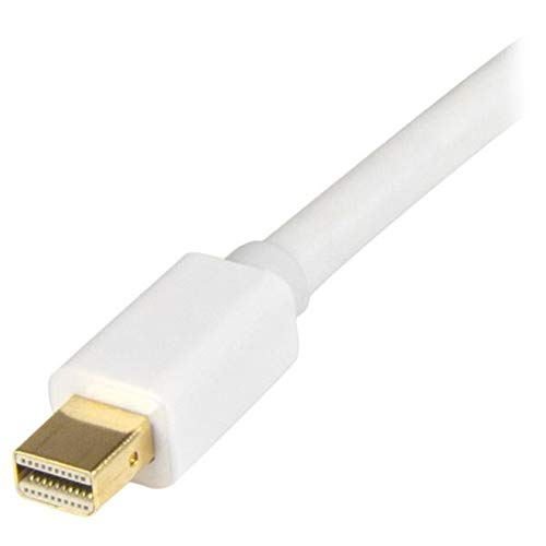 Miniatura 4 de StarTech.com Cable convertidor Mini DisplayPort a HDMI, adaptador mDP a HDMI con cable integrado, (M  M) Ultra HD 4K, color blanco (MDP2HDMM1MW)