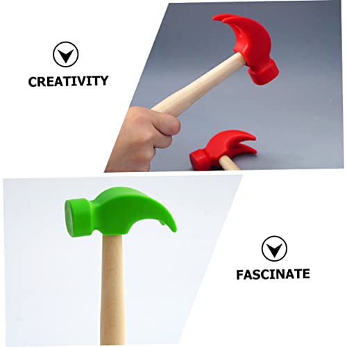 BESTonZON 6 Peças Martelo Simulado Martelo Manutenção Brinquedos Para Meninas Pequenas Ferramentas B