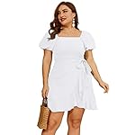 SAMPEEL-Womens-Square-Neck-Puff-Sleeve-Dresses-Casual-Summer-Tie-Waist-Dress