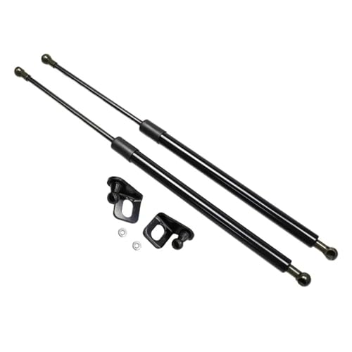Resorte Gas Capó Amortiguadores Gas Capó Delantero Cilindros Amortiguación Soporte Elevación Kit Brazos Capó Para Nissan Para X-Trail T30 2000-2007 Puntales Gas(Normal black)