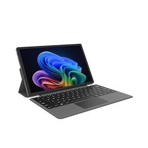 2-in-1 Laptop/Tablet (2025), Windows 11 PC with Magnetic Keyboard, 12” 2K FHD IPS Touchscreen Display, 4-core N95, 12GB DDR5 RAM 512GB SSD, 2 Stereo Speakers Computer for Business Students