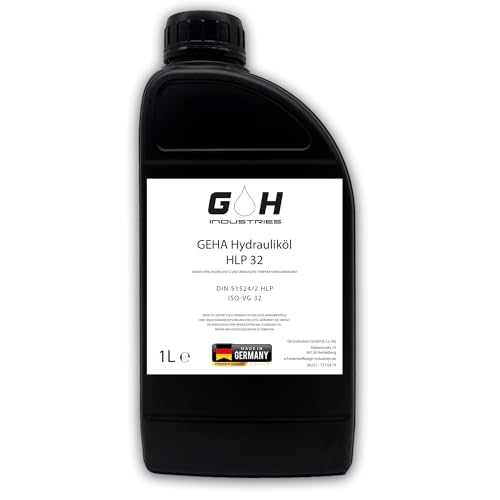 Hydrauliköl HLP 32 | 1 L | ISO VG 32 | GEHA | 1 L Dose | DIN 51524-2 HM Premium Hydrauliköl für Industrie Maschinen & Hydrauliksysteme