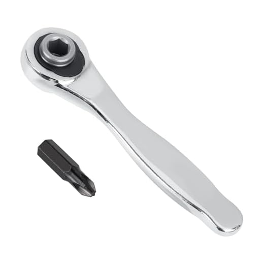 Cacciavite a Cricchetto Mini da 72 Denti con Attacco da 1/4 di Pollice, Cacciavite a Cricchetto Micro Chiave a Cricchetto Mini Set per Lavori di Precisione Spazi Ristretti