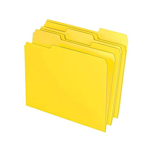 Staples 508994 Colored File Folders W/Reinforced Tabs Letter 3 Tab 100/Box #TOP4