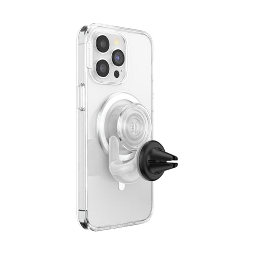 Image of PopSockets Car Phone Mount, Vent Mount, White - White