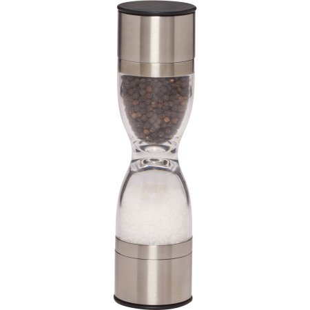 Kamenstein Holden Stainless Steel And Clear Dual Salt And Pepper Grinder #TOP19