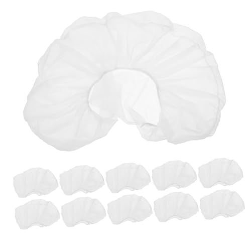 Housses d'appuie-tête jetables Lurrose tissu non tissé blanc massage soin visage lot 50
