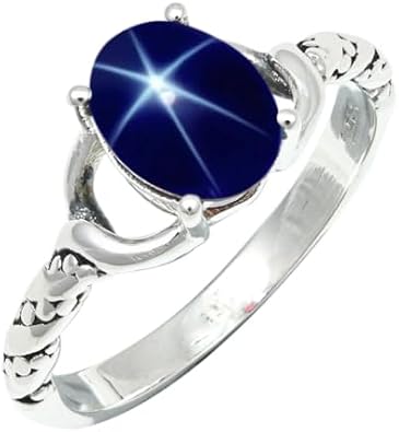 Gemstone Silver Plated Ring Men And Women All Size Handmade Jewelry TSR1224AA
