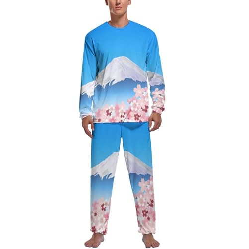 Ensemble pyjama homme Volcan haut manches longues et pantalon de nuit premium
