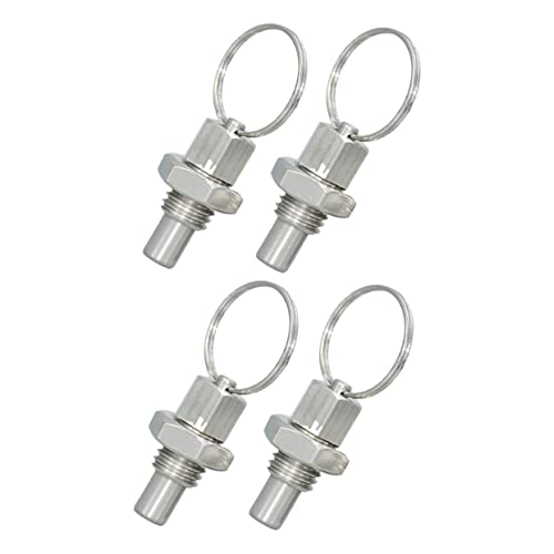 Homoyoyo Hand-Retractable Spring Plunger Spring Catch Pin Stainless Steel for Electrical Industrial Use