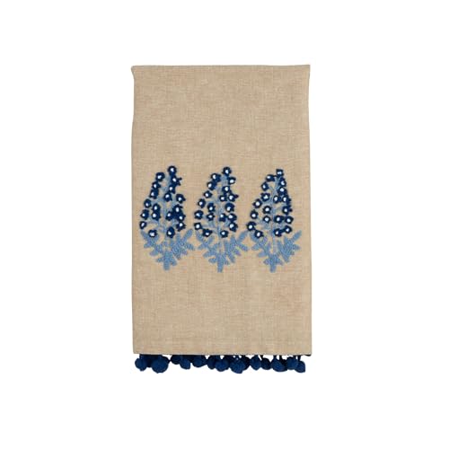 Serviette imprimée fleurie Mud Pie de 53x35 cm pour vos tables - 2