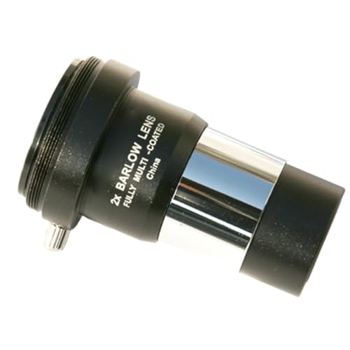Ocular de Lente Barlow 2X para Evitar Fatiga Visual en Telescopios Astronómicos