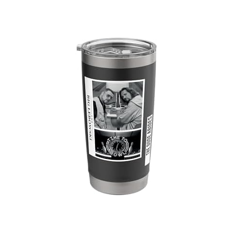 The Big Lebowski The Dude Abides Stainless Steel Insulated Tumbler Cover