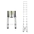 Telescoping Ladder 16.5FT, Telescopic Extension Ladder, Aluminum Alloy Folding Ladder Portable Multi-Purpose for Indoor Outdoor Work, Heavy Duty 300 lbs Load (12.5FT)