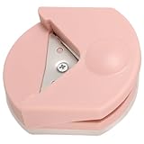 Arrondisseur de coins de papier : insérez simplement le coin de votre feuille jusqu’à ce qu’il soit bien calé contre les guides, puis appuyez sur la poignée. perforatrice pour arrondir les coins de papier