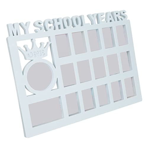 ABOOFAN Infant Photo Holder Baby Photo Frame School Year Photo Display Photo Decor Horizontal Picture Frame Picture Holder School Picture Frame Kids Photo Frame for School Year Child