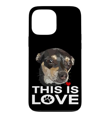 �u���b�N�ƃ^�� �`������ This Is Love Chiwawa Dog �X�}�z�P�[�X iPhone 13 Pro Max �p