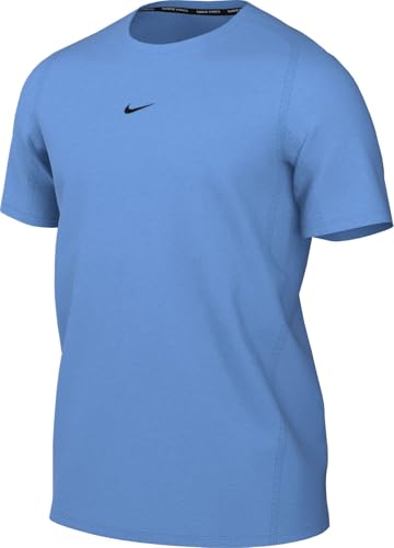 Haut à manches courtes Nike Pro Dri-Fit anti transpiration bleu XL