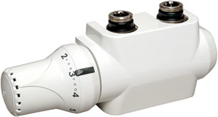 COSMO Universal Mittenanschlussarmatur Durchgang u. Eck einsetzbar DN 20 1/2"IG x 3/4" AG weiss CUMAWE