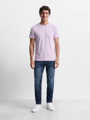 Image of THE INDIAN GARAGE CO Men Slim Fit Solid Mid-Rise Jeans