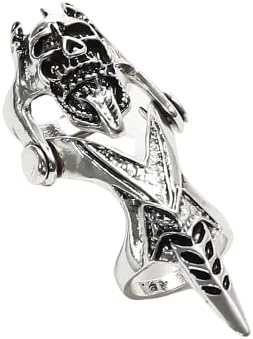 THE MEN THING Innovative Knuckle Full Finger Ring Collections | Adjustable Knuckle Joint Full Finger Ring for Men & Boys