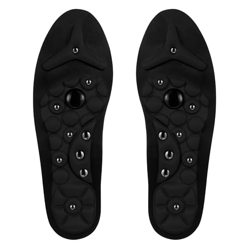 Glitopper Acupressure Magnetic Insoles Orthopedic Massage Insoles with Magnetic Technology Shock