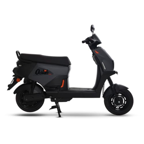 Image of OOWAH MAX Electric Scooter | 145 km ARAI range | 5 hr Fast Charging Safe LFP Battery with 5-Year / 75,000 km Warranty Color : Midnight Grey (Ex Showroom)