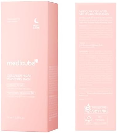 medicube Wrapping Mask Collagen Overnight Peel Off Facial Mask | Elasticity & Hydration Care, Reduces Sagging & Dullness | Hydrolyzed Collagen For Glowing Skin | Korean Skin Care, 2.53 fl.oz — view 8
