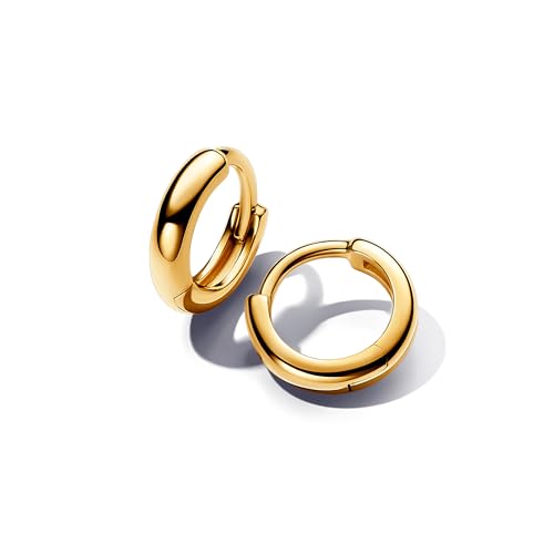 PANDORA Essence Orecchini a cerchio placcati in oro 14k
