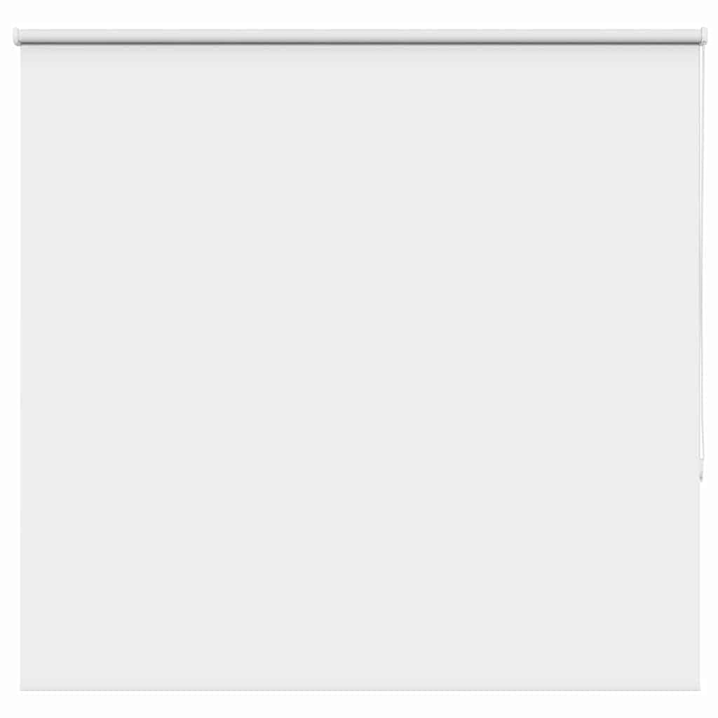 vidaXL Roller Blind Blackout White 155x130 cm Fabric Width 151.6 cm Polyester