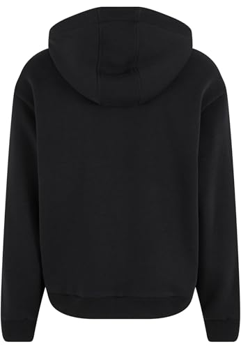 Urban Classics Fluffy Zip Hoody Uomo Felpa Jogging Nero L 70% Cotone, 30% Poliestere Regular - 4