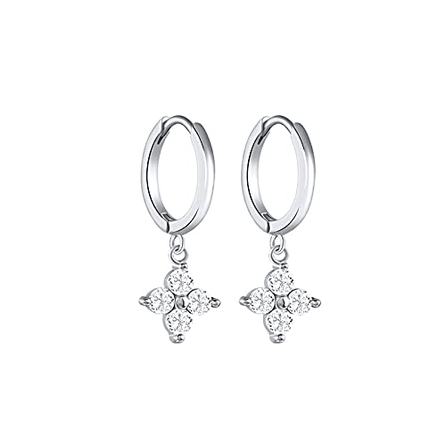 Boucle d'oreille géométrique zircon cadeau idéal pour anniversaire femme
