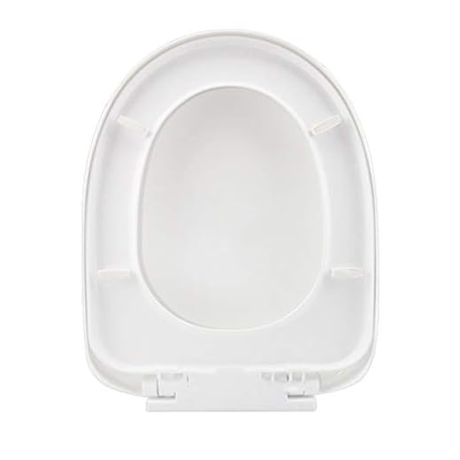 Vita toalettstolar mjuk stängning, toalettsits enkel att rengöra/ta bort, starka gångjärn, långvarig plast, rund/oval/V-form, ger