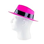 Super Z Outlet 12 Pack Neon Mafia Style Gangster Fedora Dress Hats Children's Birthday Props Supplies Favors - Image 4