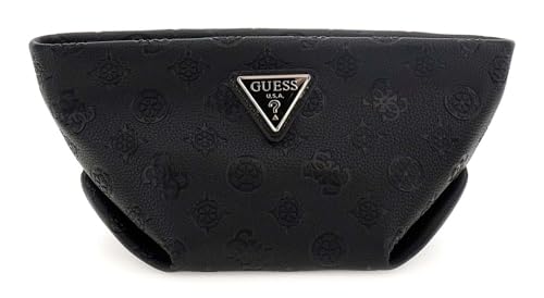 GUESS Trousse de Toilette Helina grand compartiment zippé pochette maquillage noire