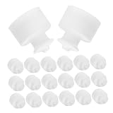 KALLORY Tappi per Bottiglie d'Acqua 20 Pezzi 28 MM 410 in Materiale PE Resistente per Accessorio Sportivo Colore Bianco