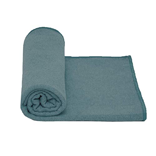 Private Island Hot Yoga Beach Mat Towel Non Slip Recycling Microfiber Quick Dry Compact Sand Water Sports Gym Picnic Blanket Outdoor Camping 24”x68” (Green, Large) - Image 3