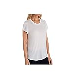 Splendid Women's Crewneck Short Sleeve Tee T-Shirt, White, S