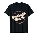 Retro Athletic Bloomingdale IL Apparel T-Shirt