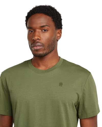 G-Star Men's Base-S T-Shirt, Size: M, Color Green 5