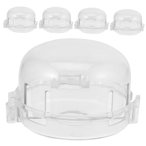 GARVALON 5pcs Gas Stove Knob Safety Covers Childproof for Toddler Universal Oven Knob Covers Easy Install Kitchen Protection Case