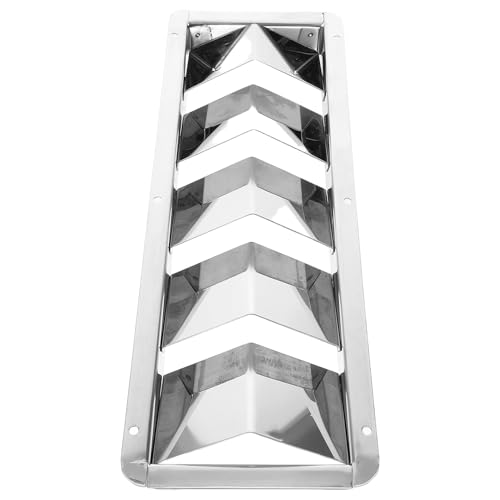 Grille de ventilation marine en acier inoxydable poli pour cabine de yacht