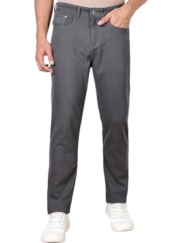 Image of Thomas Scott Men's | Solid | Brathable Fabric | Denim | Mid Rise | Casual Jeans for Men