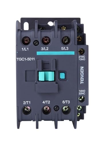 Contacteur CA TGC1-5011 triphasé évitez les pannes de moteur CJX2-5011 24V 50Hz 60A